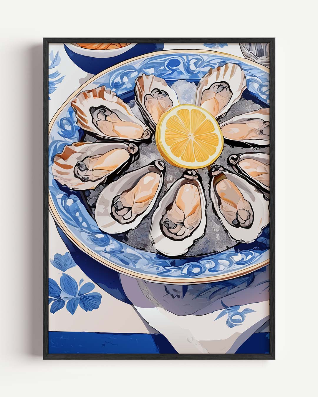Stijlvolle Zeevruchten – keuken portret poster als wanddecoratie