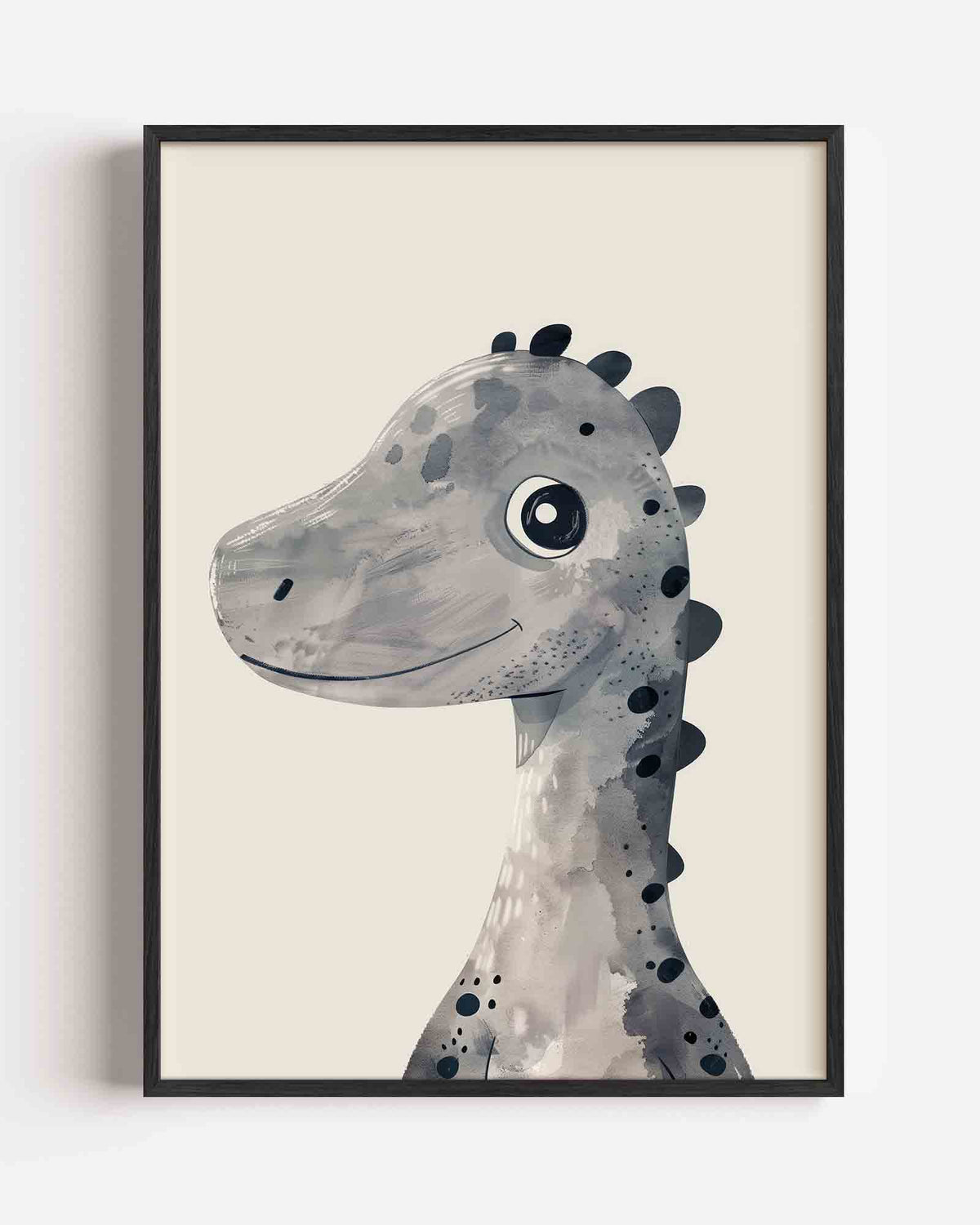 Dinosaurus glimlach – kids portret poster als wanddecoratie
