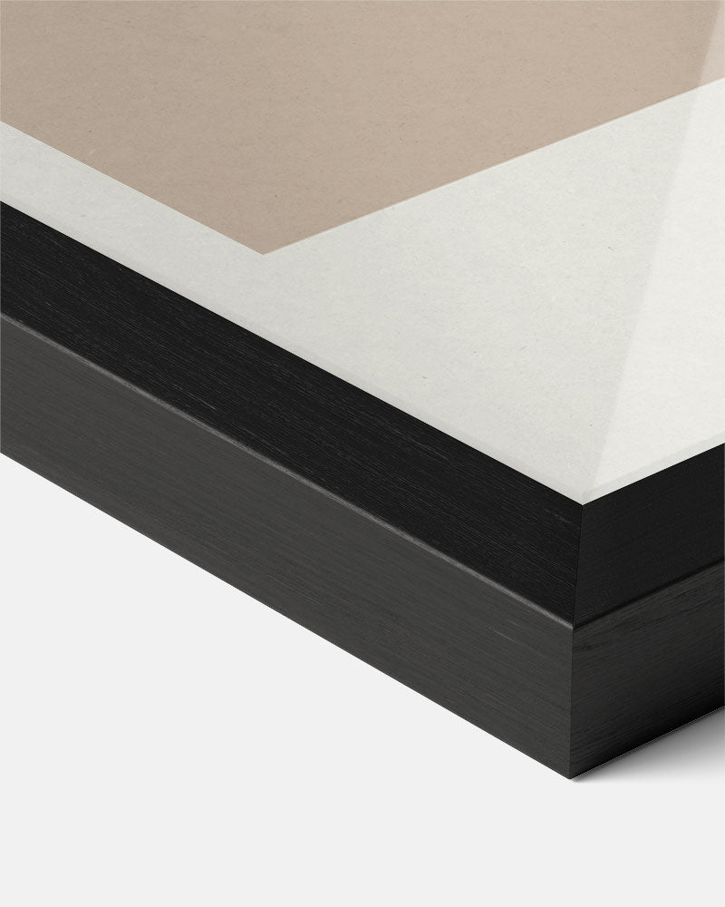 Abstracte Natuurtinten – staande muurposter voor keuken of eethoek