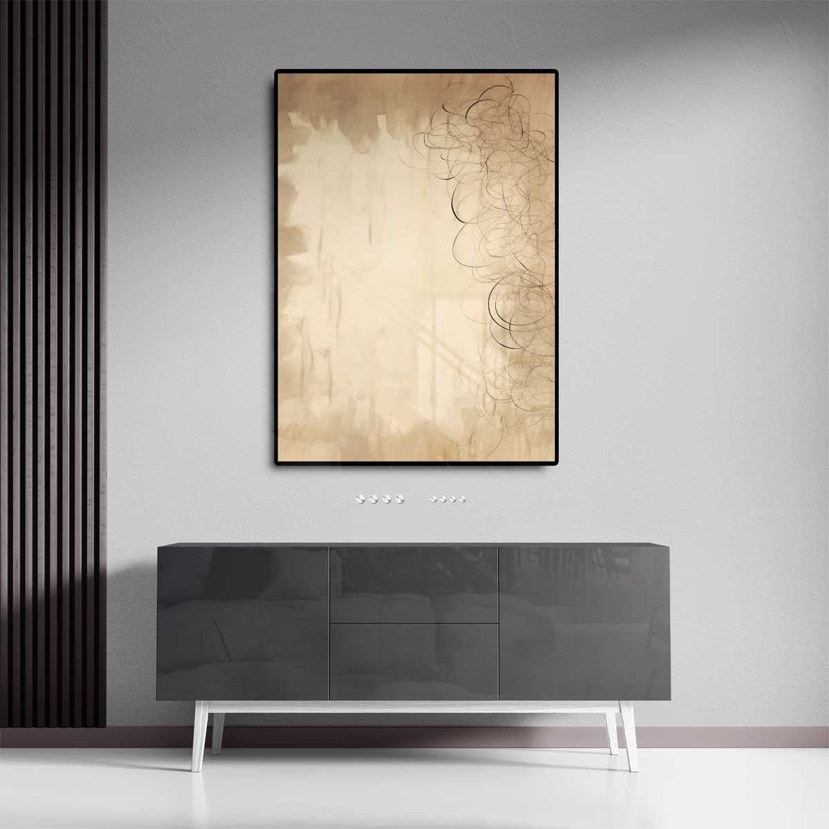Dromerige Lijnen – staand kunstwerk voor modern interieur