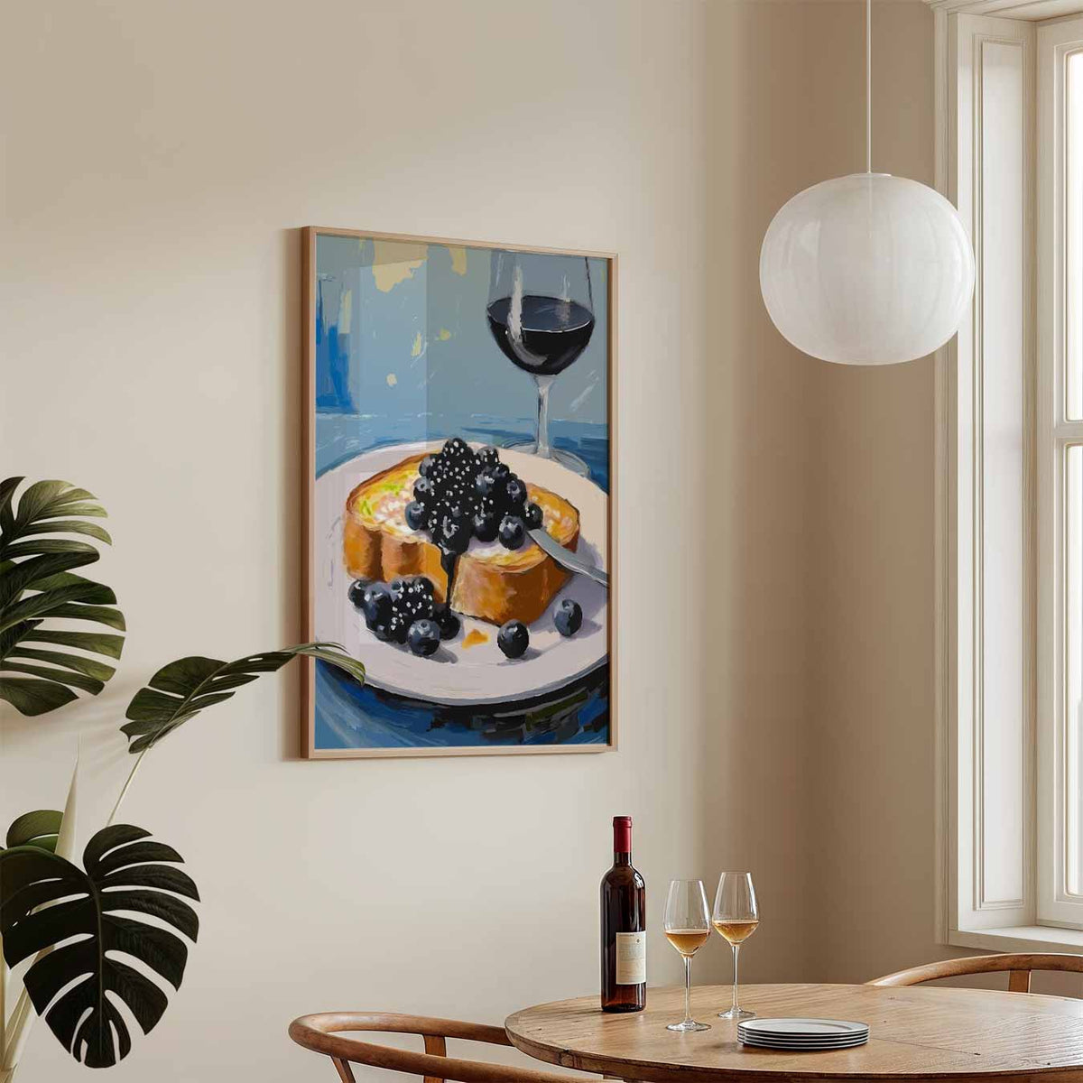 Luxe Ontbijt Moment – keukenposter in staand formaat