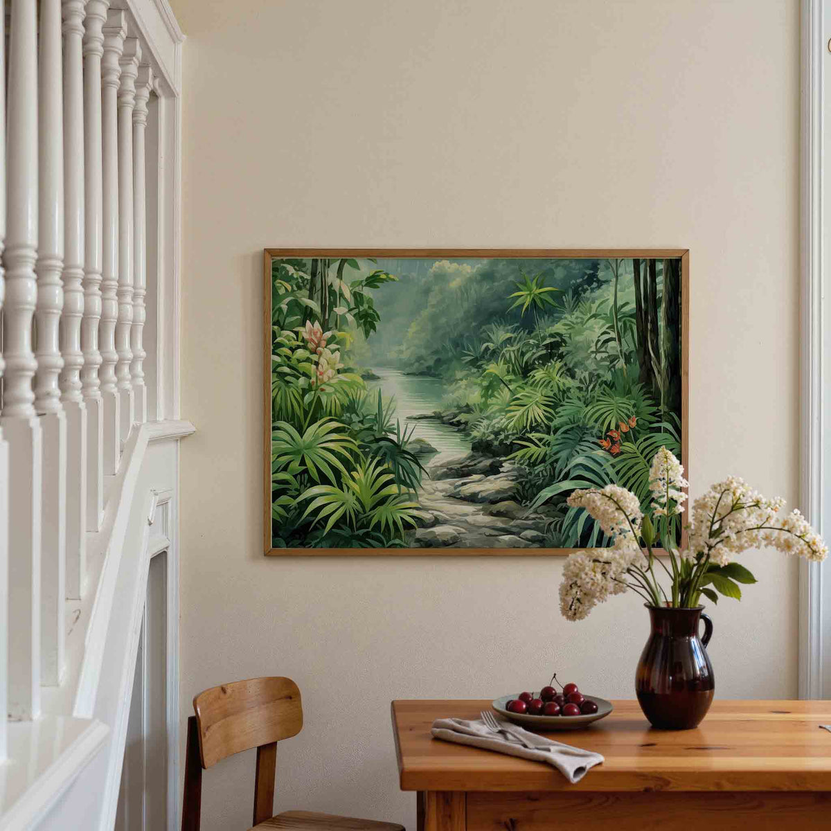 Tropische jungle – tropische poster in liggend formaat