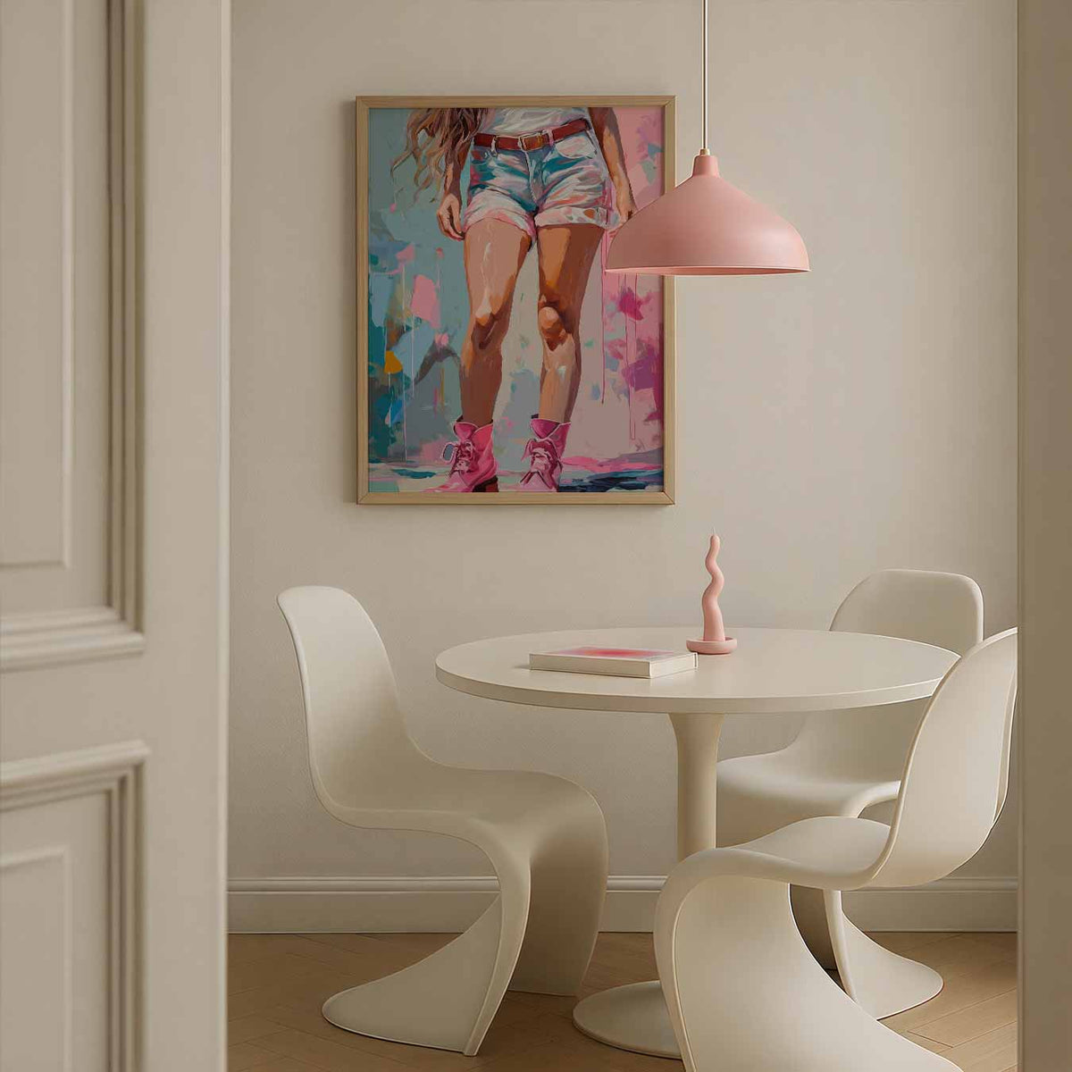 Stijlvolle Zomer Vibes – staande paas wanddecoratie van WallArtistic