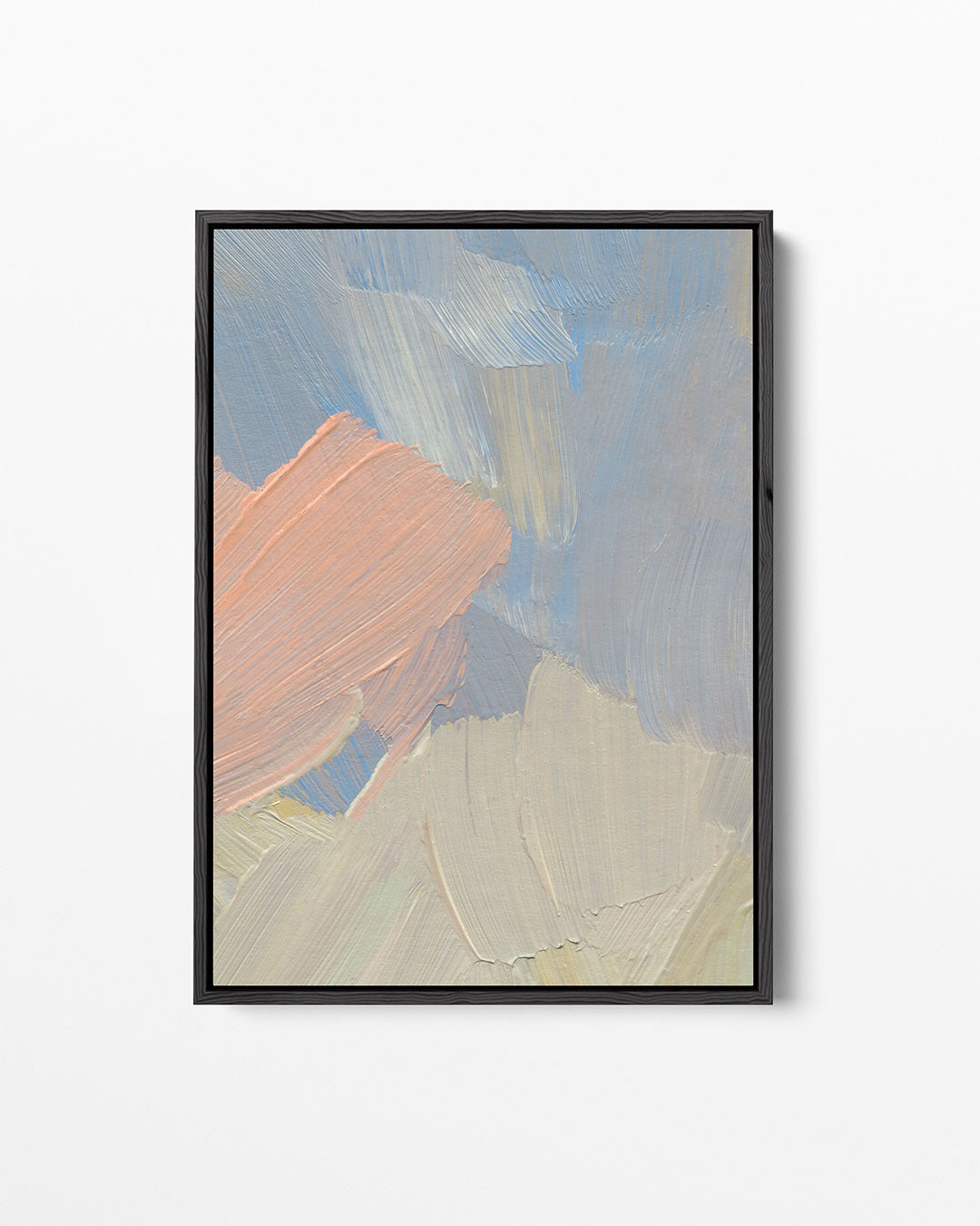 Zachte kleurvlakken – staand wanddecoratie kunstwerk