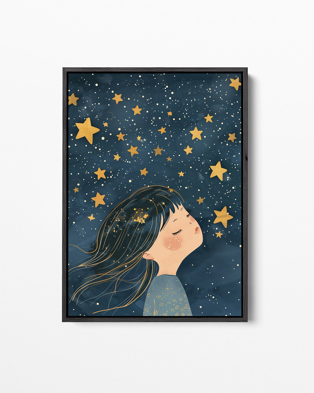 Sterrennacht dromen – staand wanddecoratie kunstwerk
