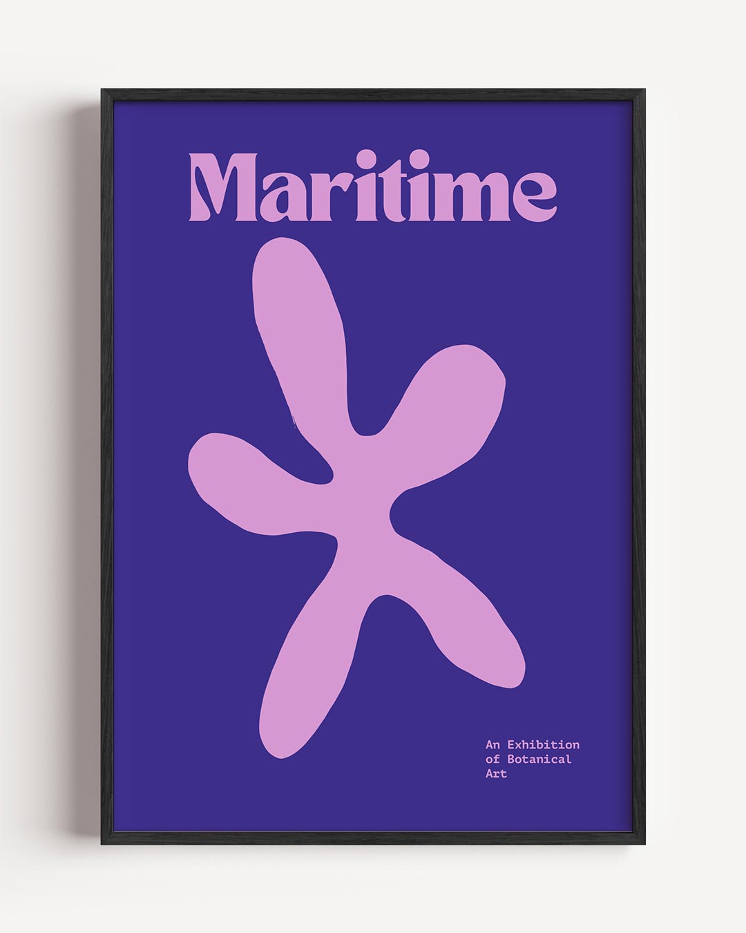Botanische Kunst Maritiem – kleurrijke abstracte portret poster als wanddecoratie