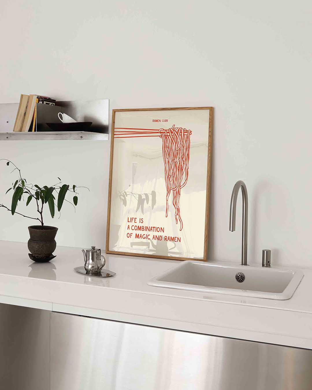 Ramen en magie – Aziatische poster in staand formaat