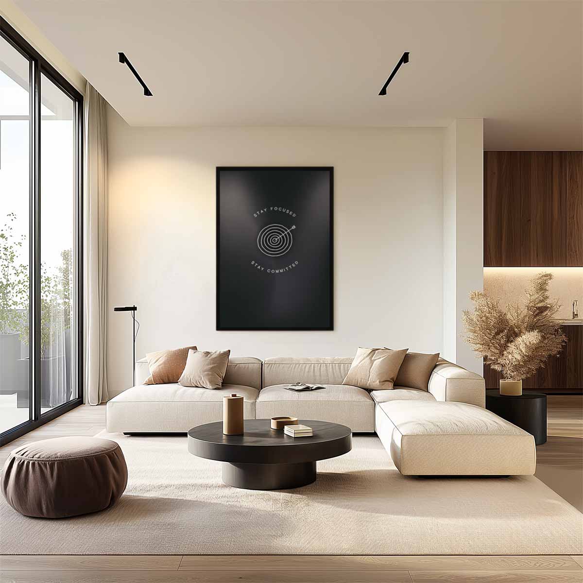 Stay focused – modern portret kunstwerk van WallArtistic
