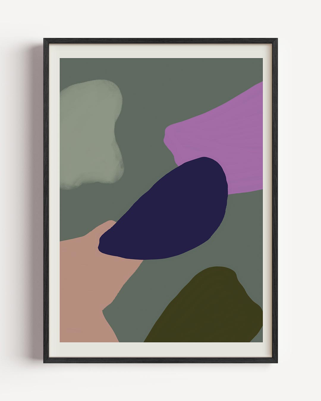 Abstracte Kleurrijke Harmonie – keuken portret poster als wanddecoratie