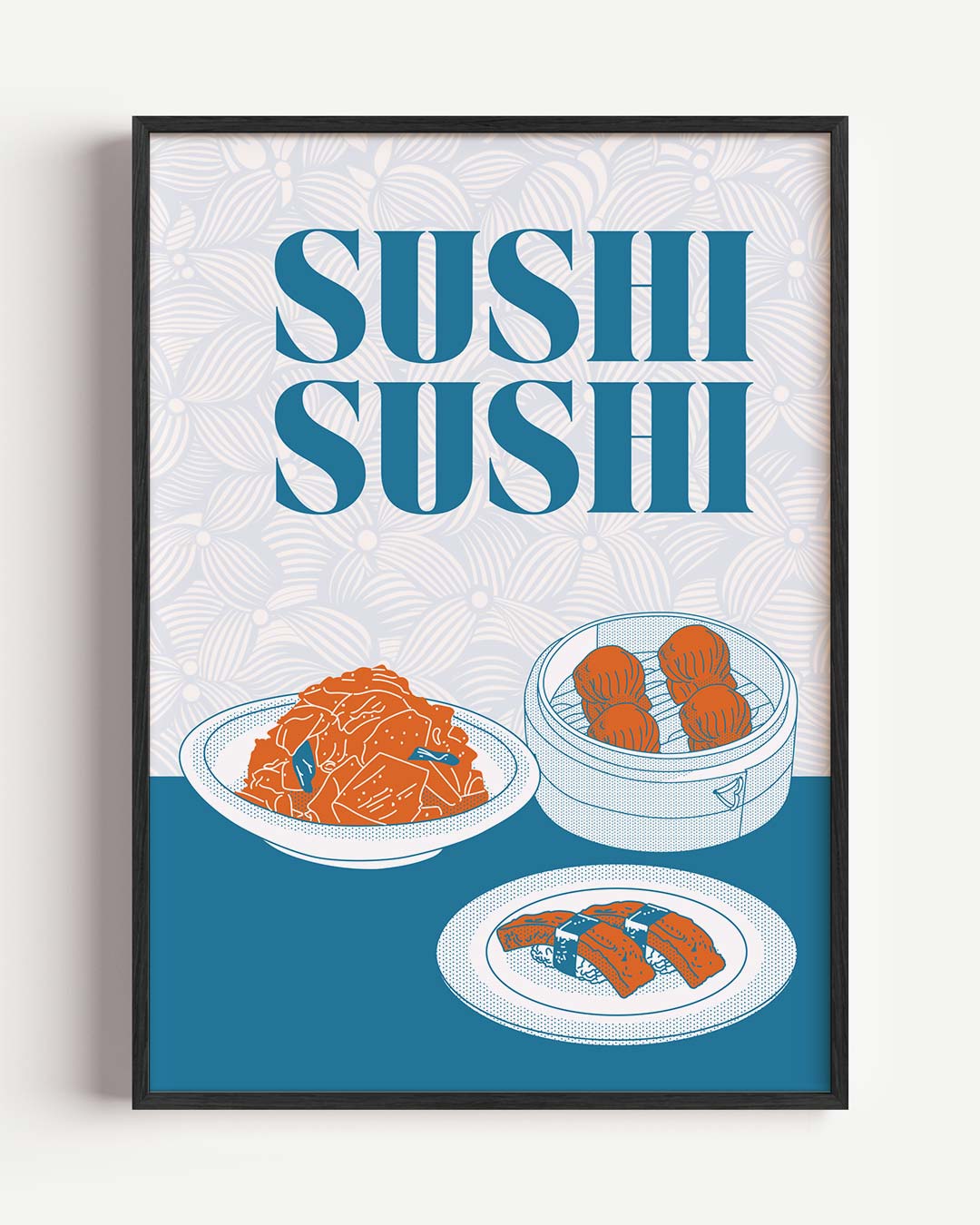 Sushi Liefde – keuken portret poster als wanddecoratie
