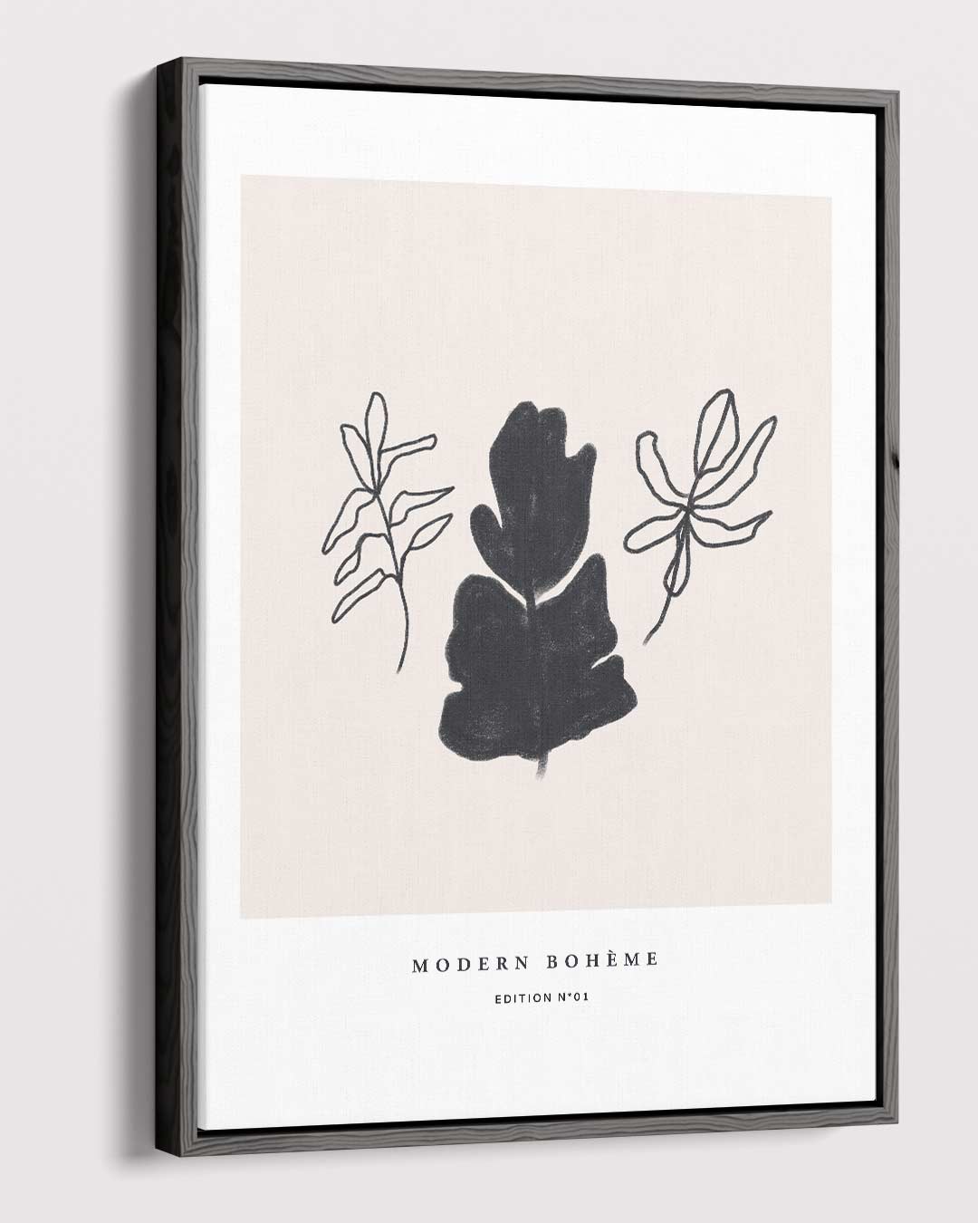 Moderne Boho Bladeren – portret kunstwerk als wanddecoratie