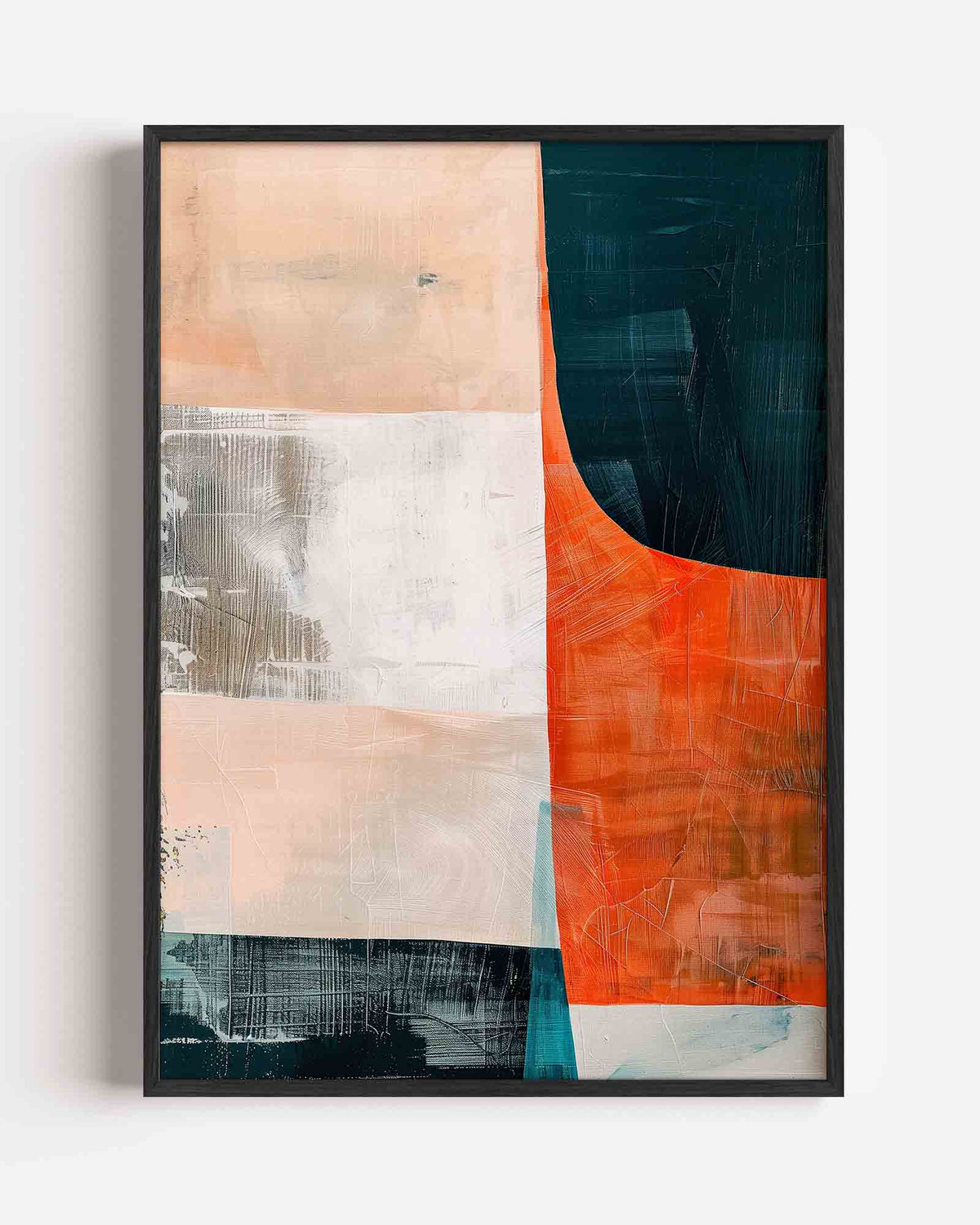 Abstracte vormen – abstracte portret poster als wanddecoratie