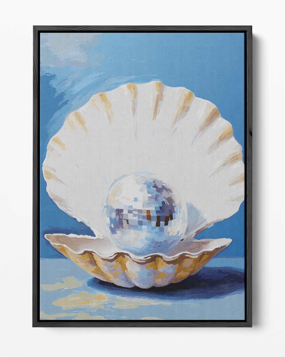 Parel van de Disco – portret kunstwerk als wanddecoratie