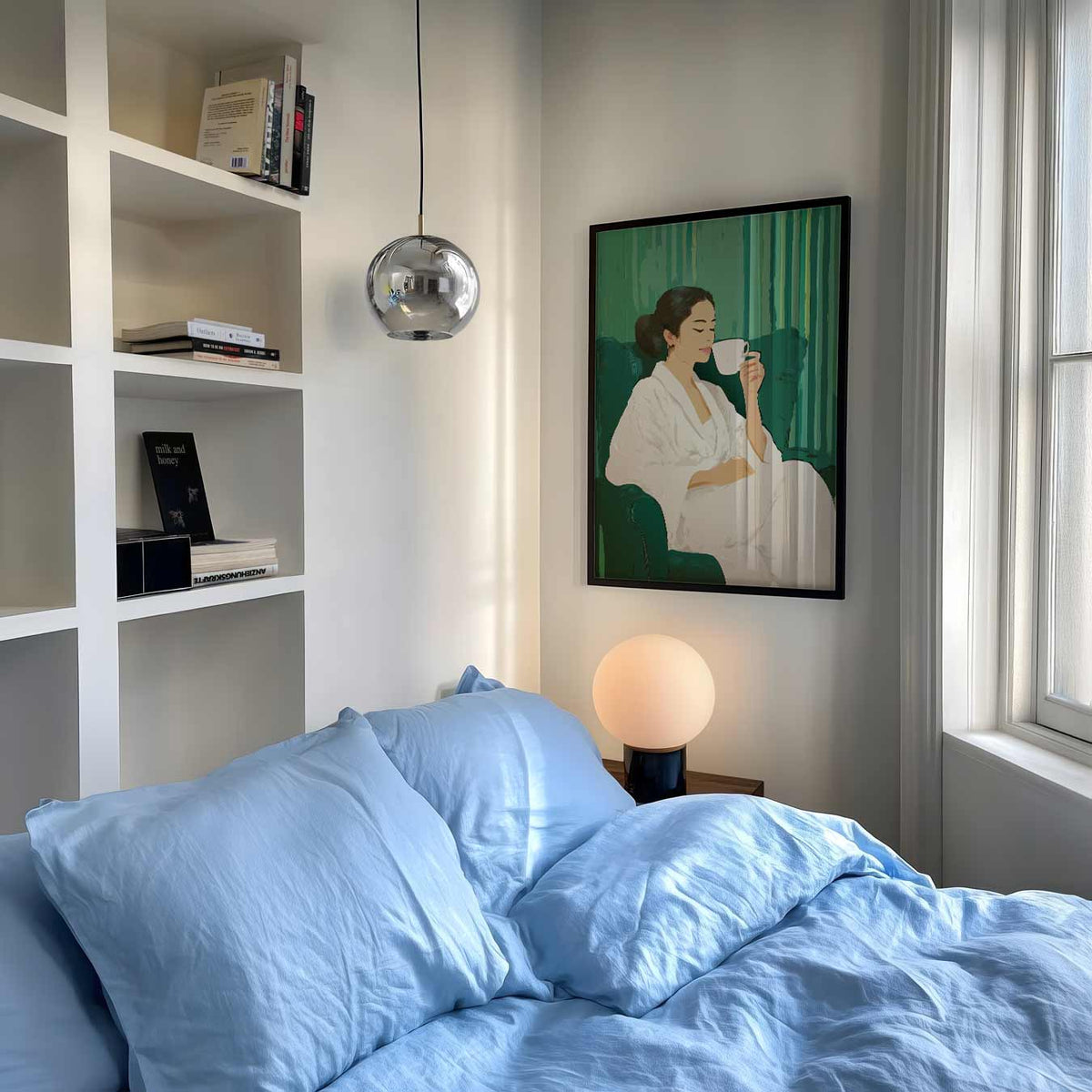 Ontspannende Momenten in Stijl – zomer poster als frisse staande wanddecoratie
