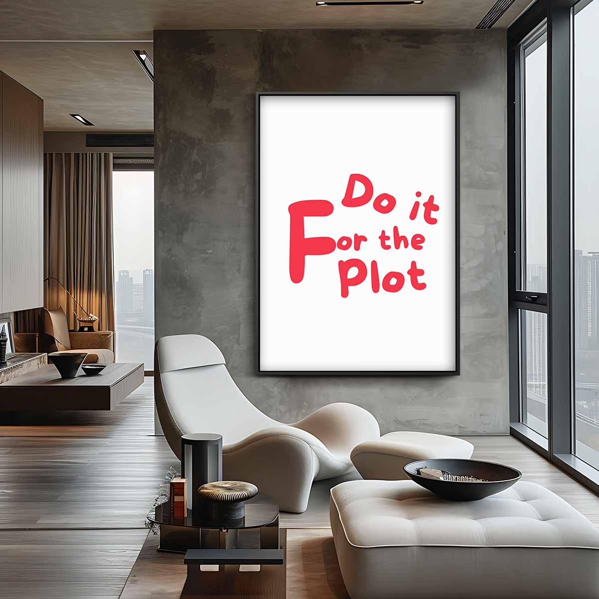 Motiverende Wanddecoratie – plexiglas wanddecoratie in portret formaat