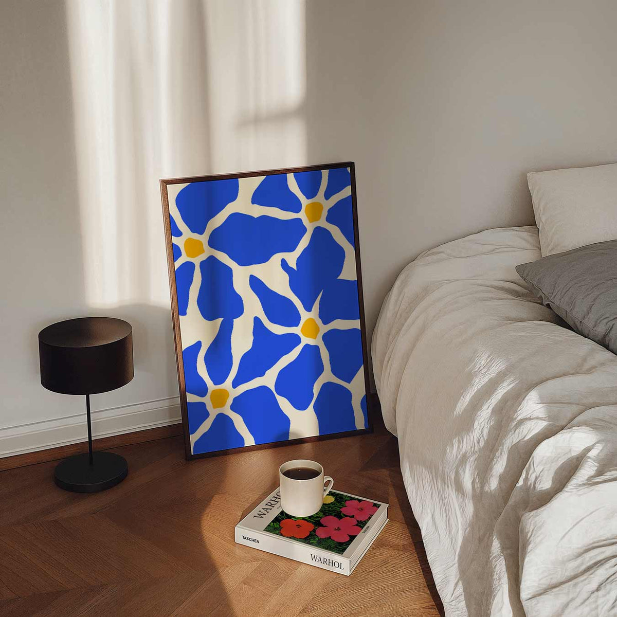 Bloemenexplosie Wanddecoratie – staande bloemen wanddecoratie van WallArtistic