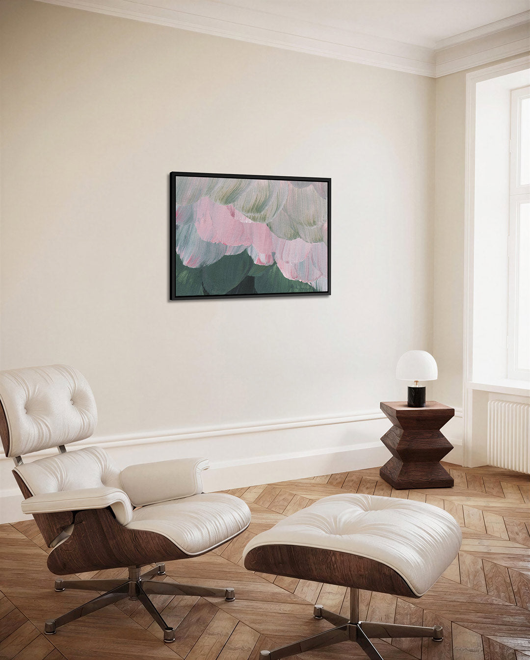 Zachte kleurvlakken – alternatieve weergave van het kunstwerk