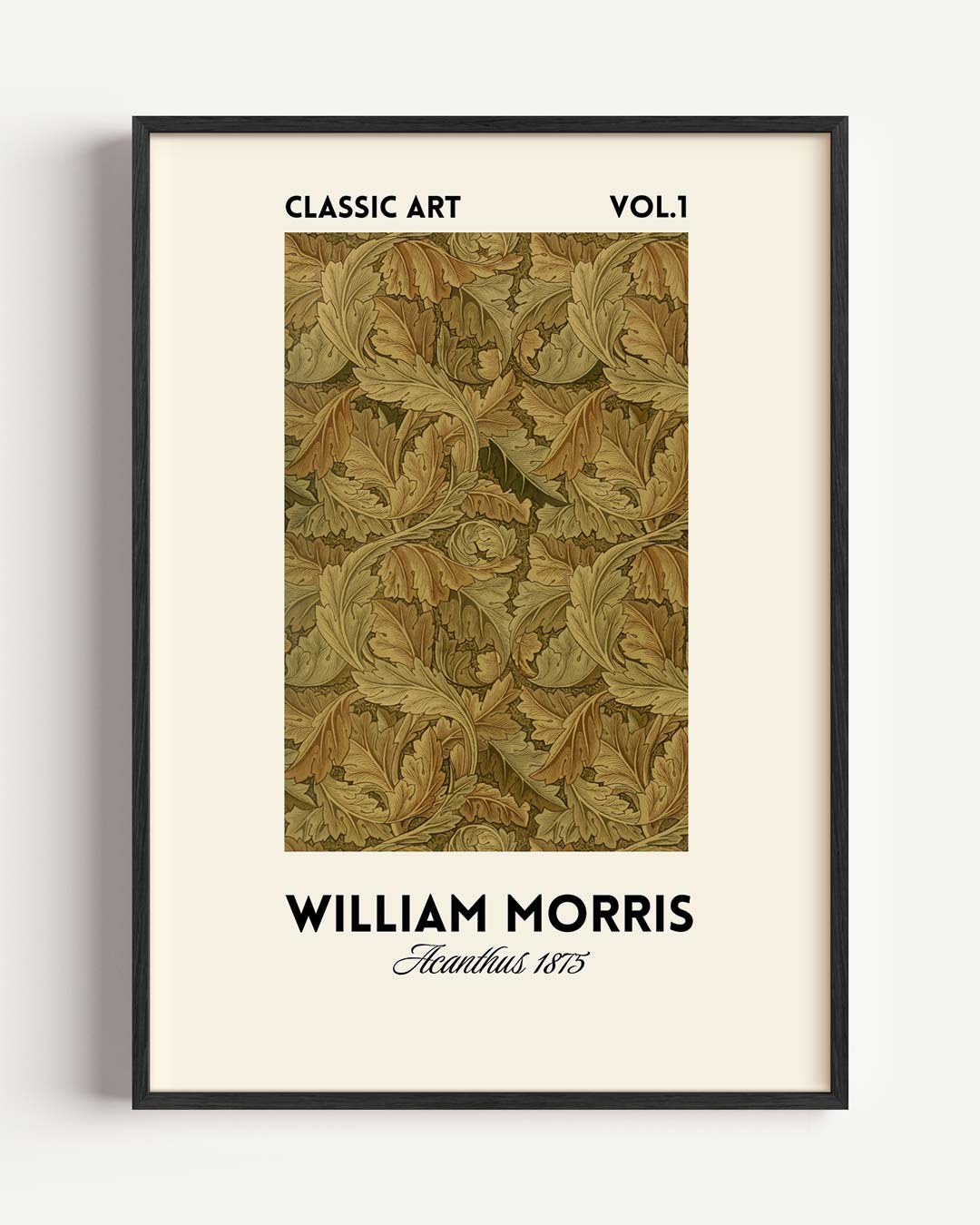 William Morris Vine Design 1873 – William Morris portret poster als wanddecoratie