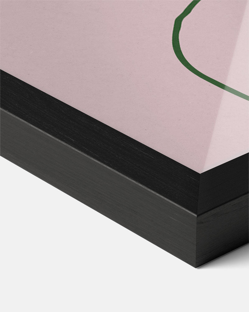 Minimalistische Bloemenvaas – staande muurposter voor keuken of eethoek