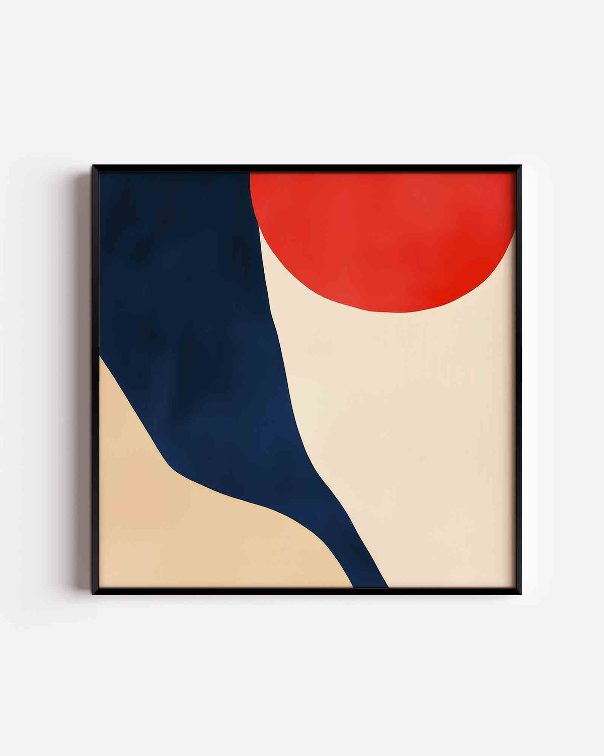 Abstracte vormen – moderne vierkante poster als wanddecoratie