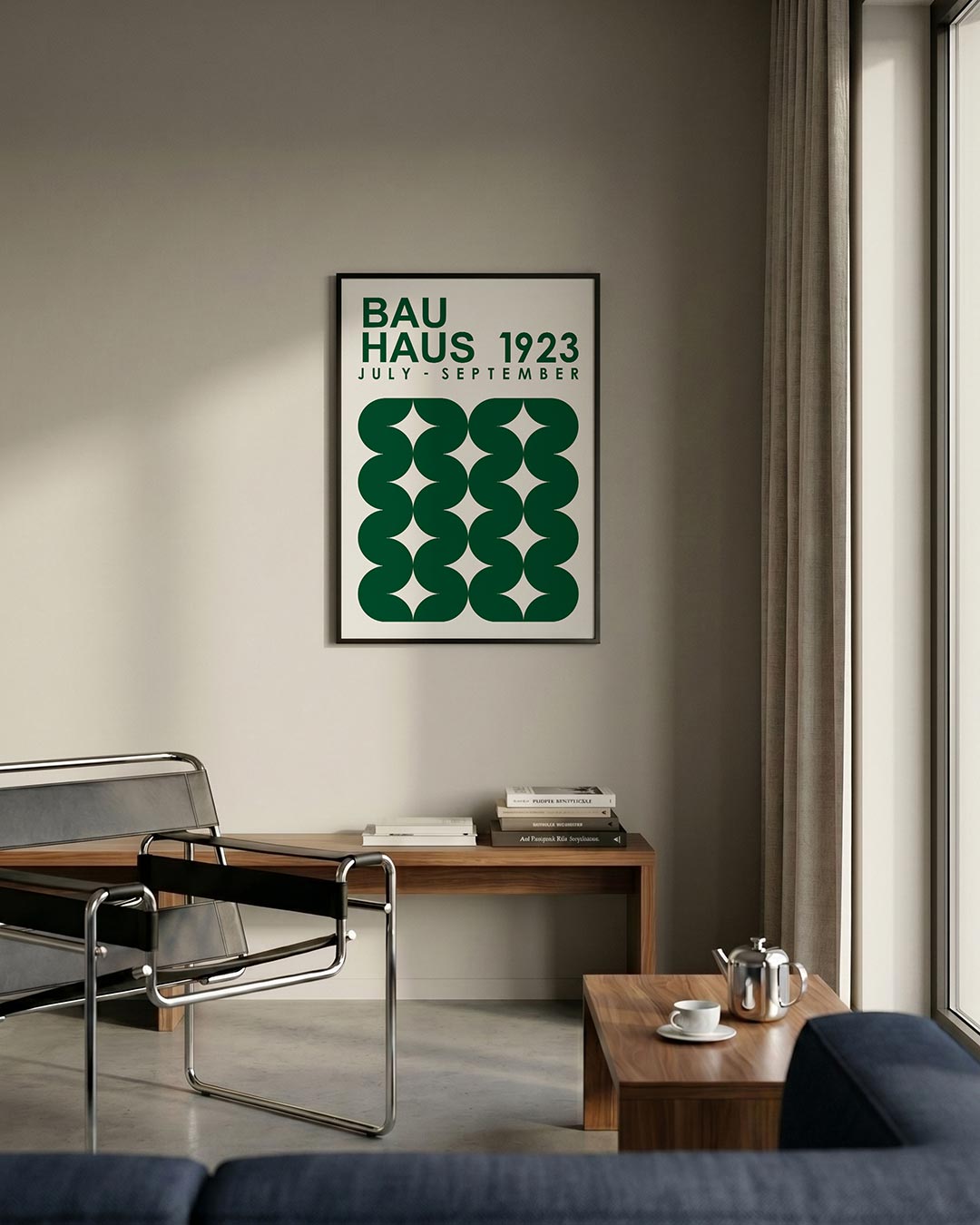  – geometrische poster in Bauhaus-stijl van WallArtistic