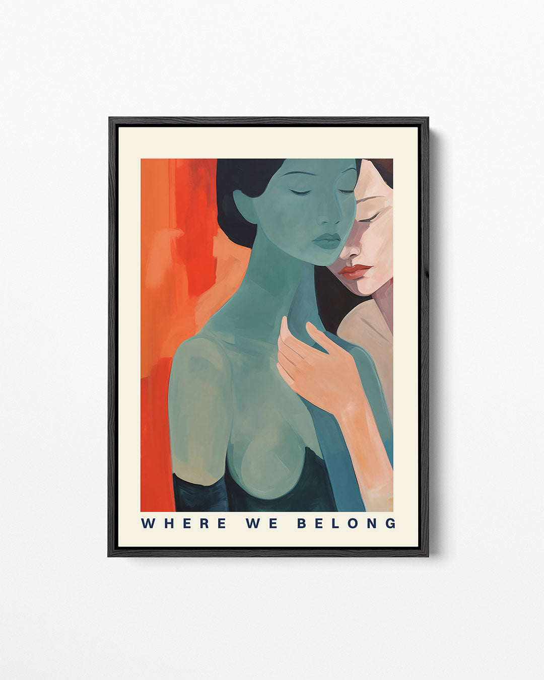 Intieme figuren – staand wanddecoratie kunstwerk