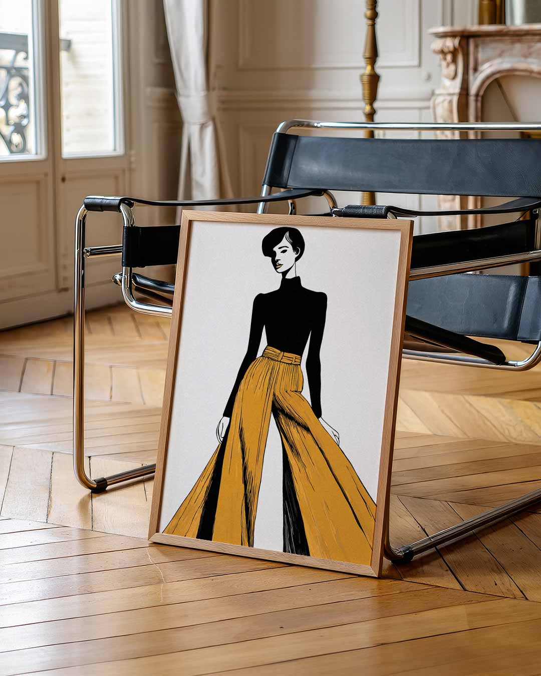 Modieuze Elegantie – urban poster in staand formaat