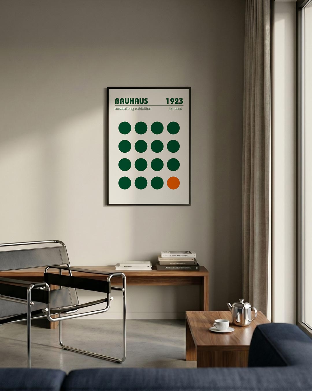  – geometrische poster in Bauhaus-stijl van WallArtistic