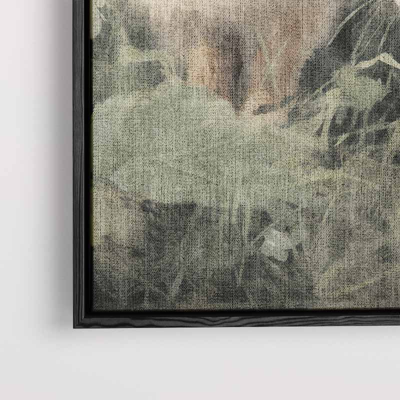 Speelse Konijntjes in de Weide – staand kunstwerk voor modern interieur