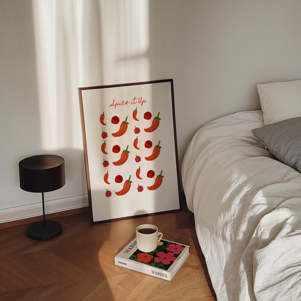 Spice it Up! – staande zomer wanddecoratie van WallArtistic