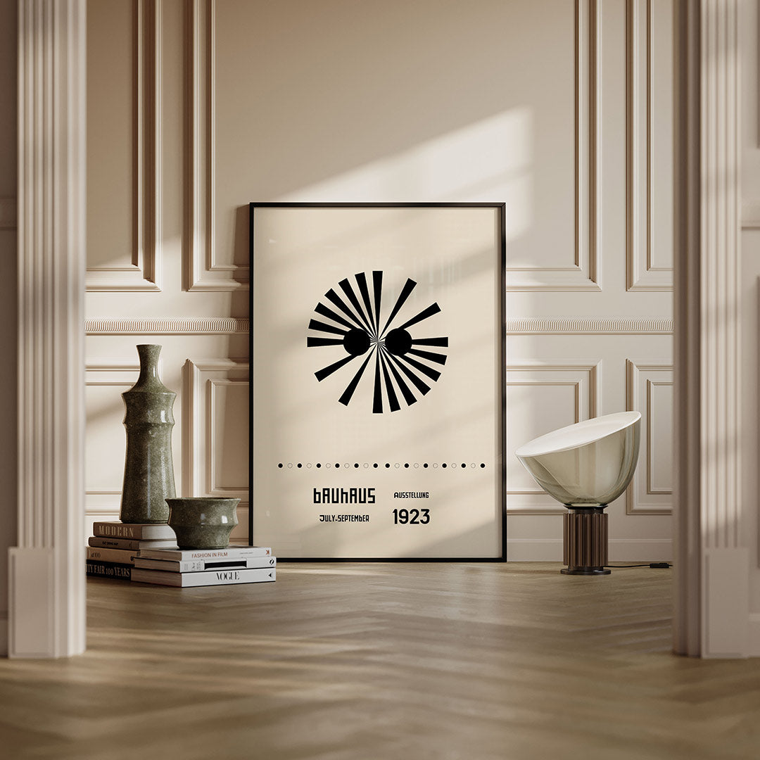 Vorm en ritme – moderne Bauhaus wandkunst als poster