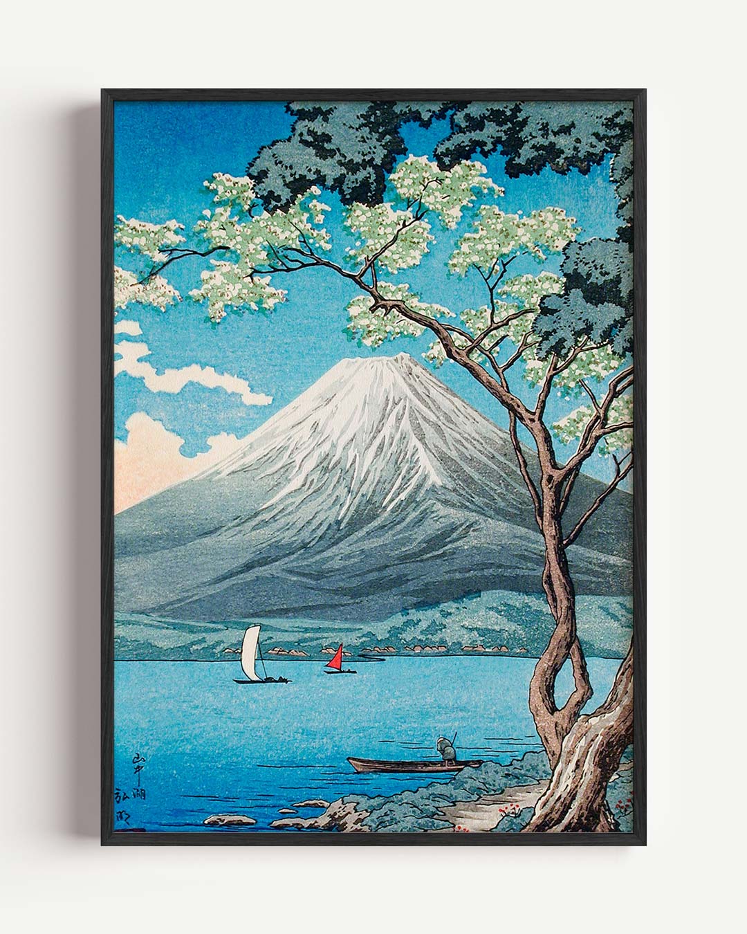 Mount Fuji Lake – kids portret poster als wanddecoratie