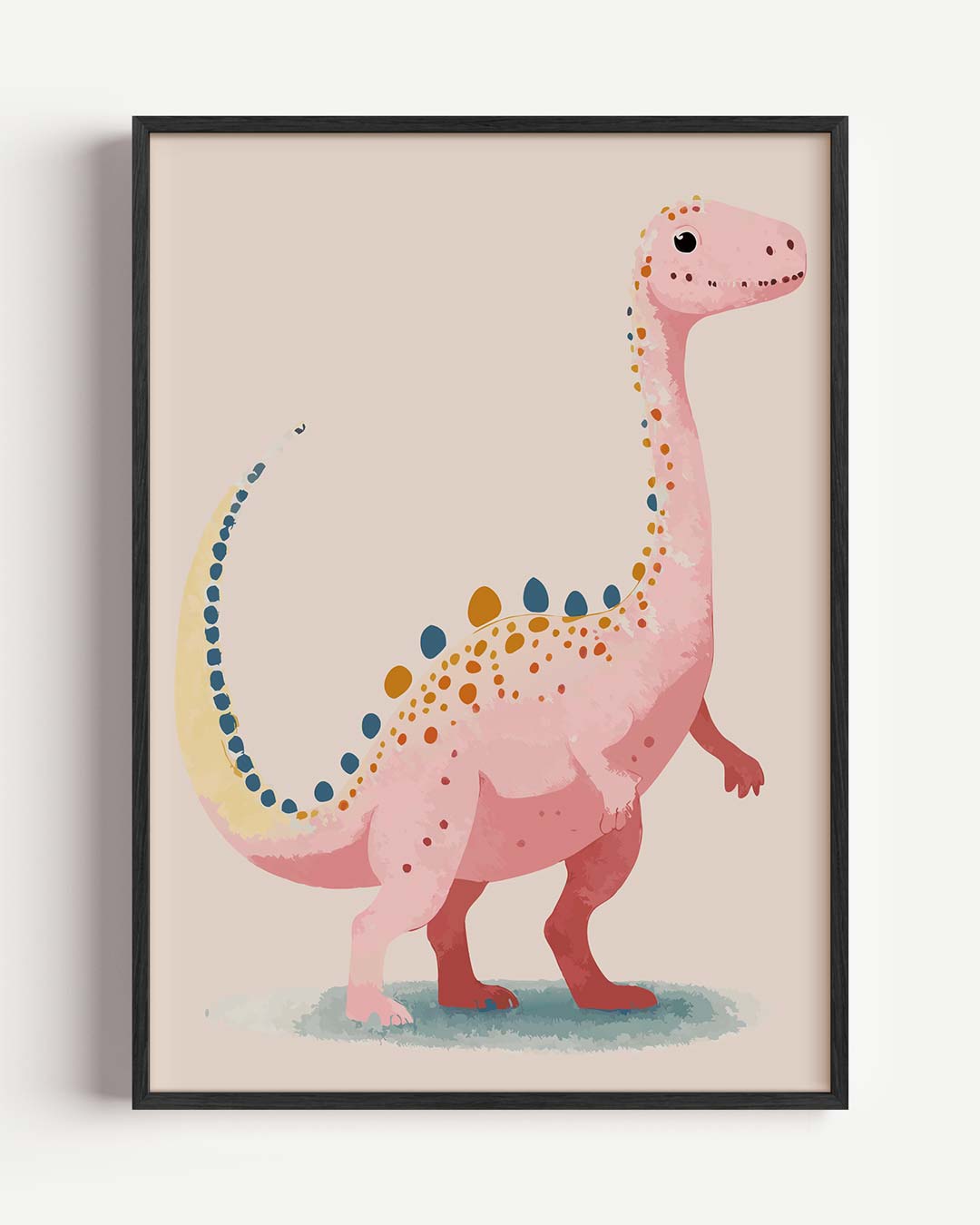 Dino Droomwereld – kids portret poster als wanddecoratie