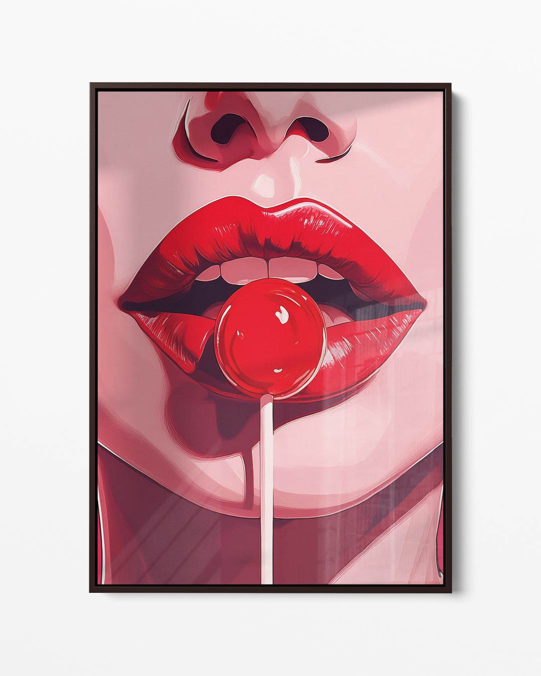 Pop Art Lolly Delight – portret kunstwerk als wanddecoratie