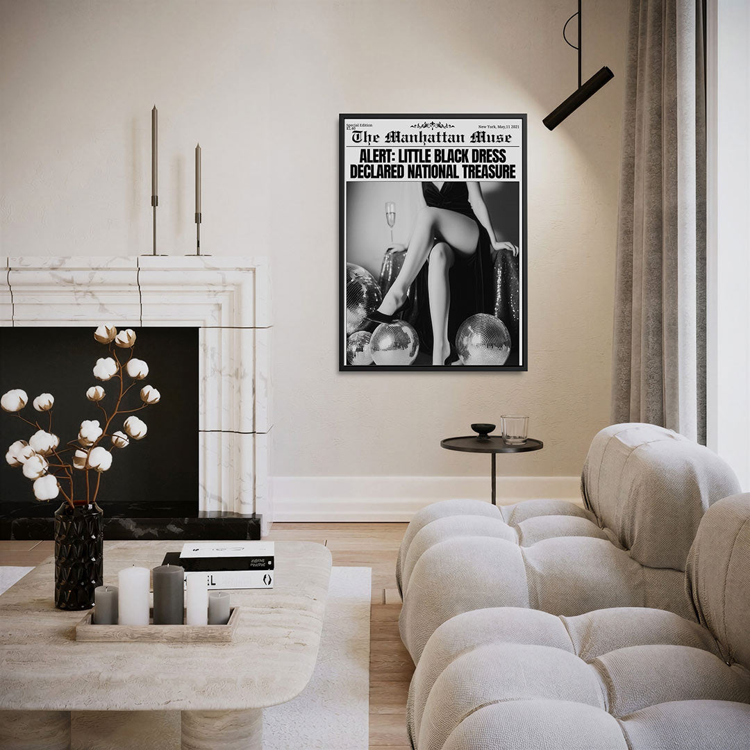 Glamoureuze elegantie – staand wanddecoratie kunstwerk