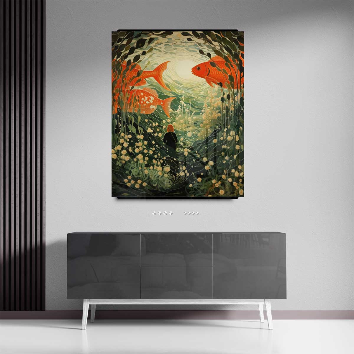 Onderwater Fantasie – portret wandkunst van WallArtistic