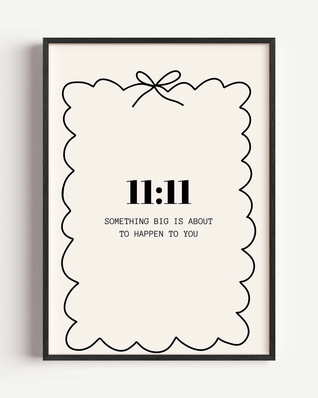 11:11 Inspirerende Wenskaart – quote portret poster als wanddecoratie