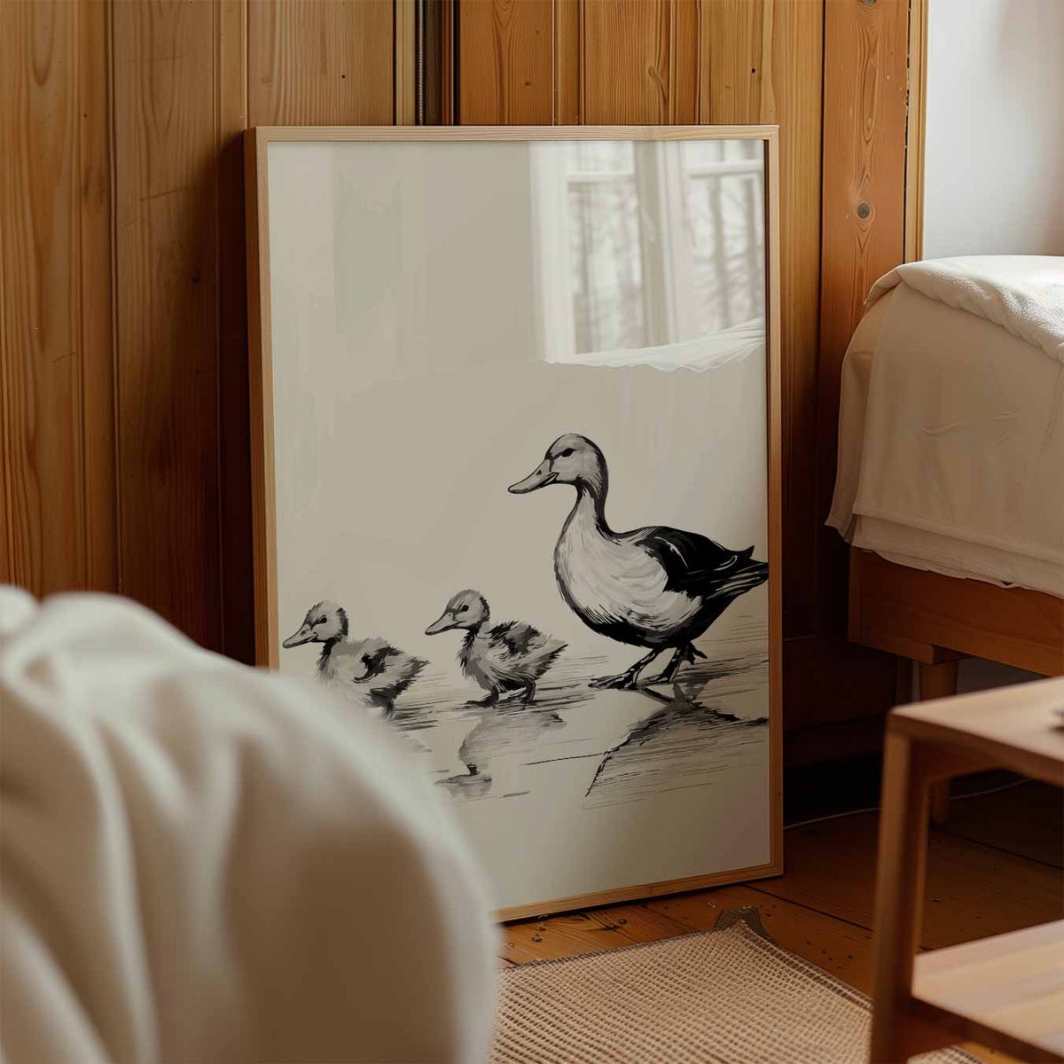 Zachte Stappen Eendjes Wandeling – kinderposter in staand formaat