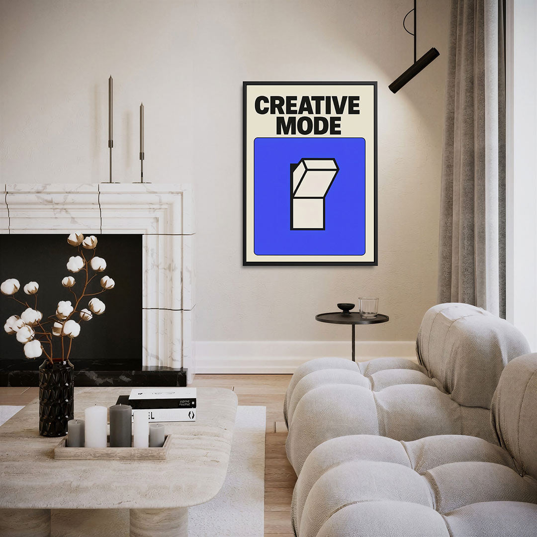 Creatieve geometrie – moderne staande wandkunst