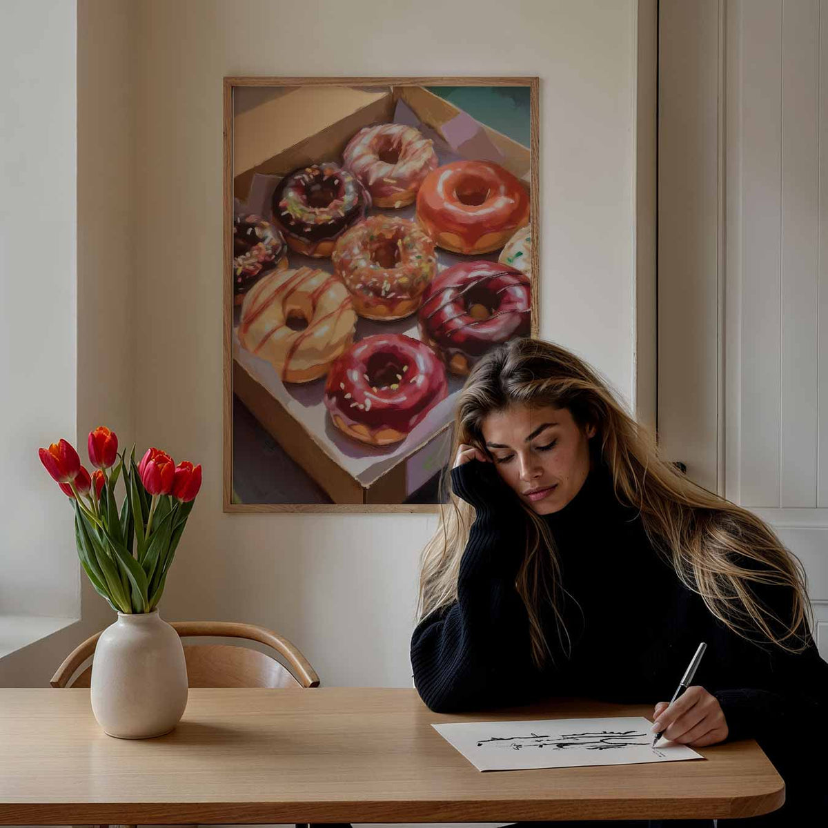 Donuts – keuken portret poster, afbeelding 7