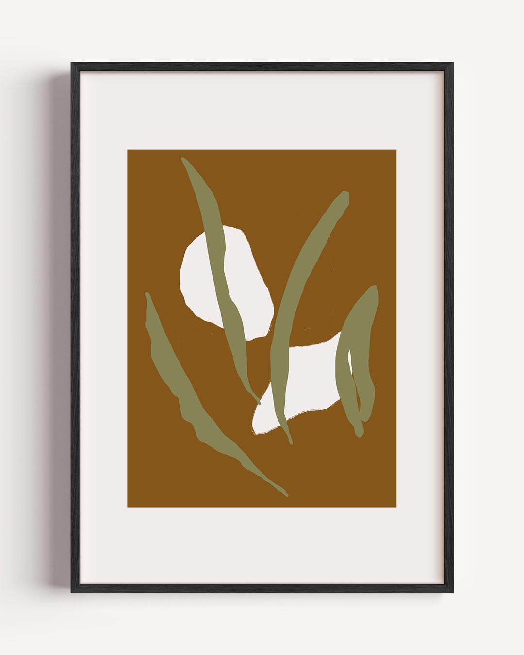 Natuurlijke Abstractie – bloemen portret poster als wanddecoratie