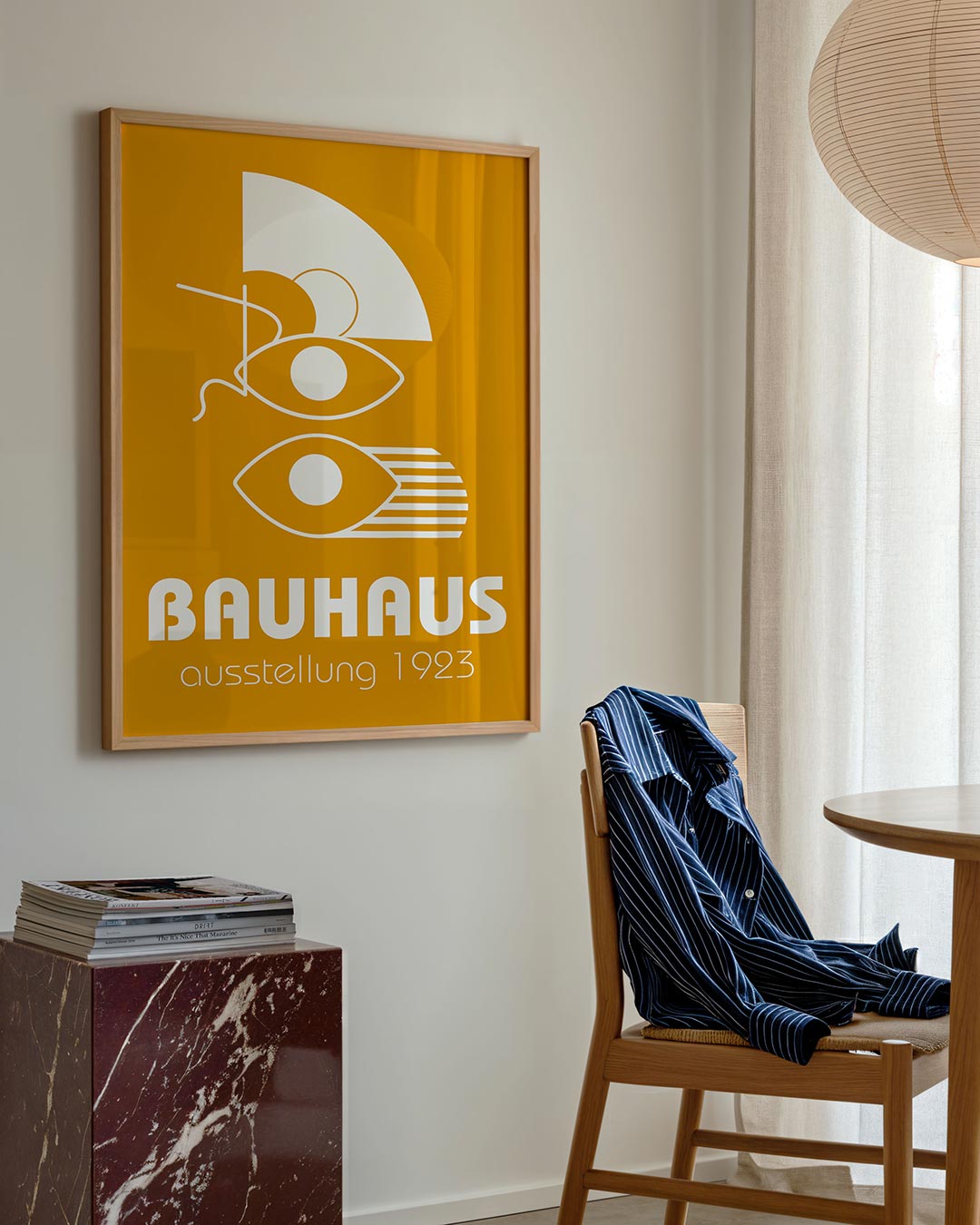 Vormen en vlakken – geometrische poster in Bauhaus-stijl van WallArtistic
