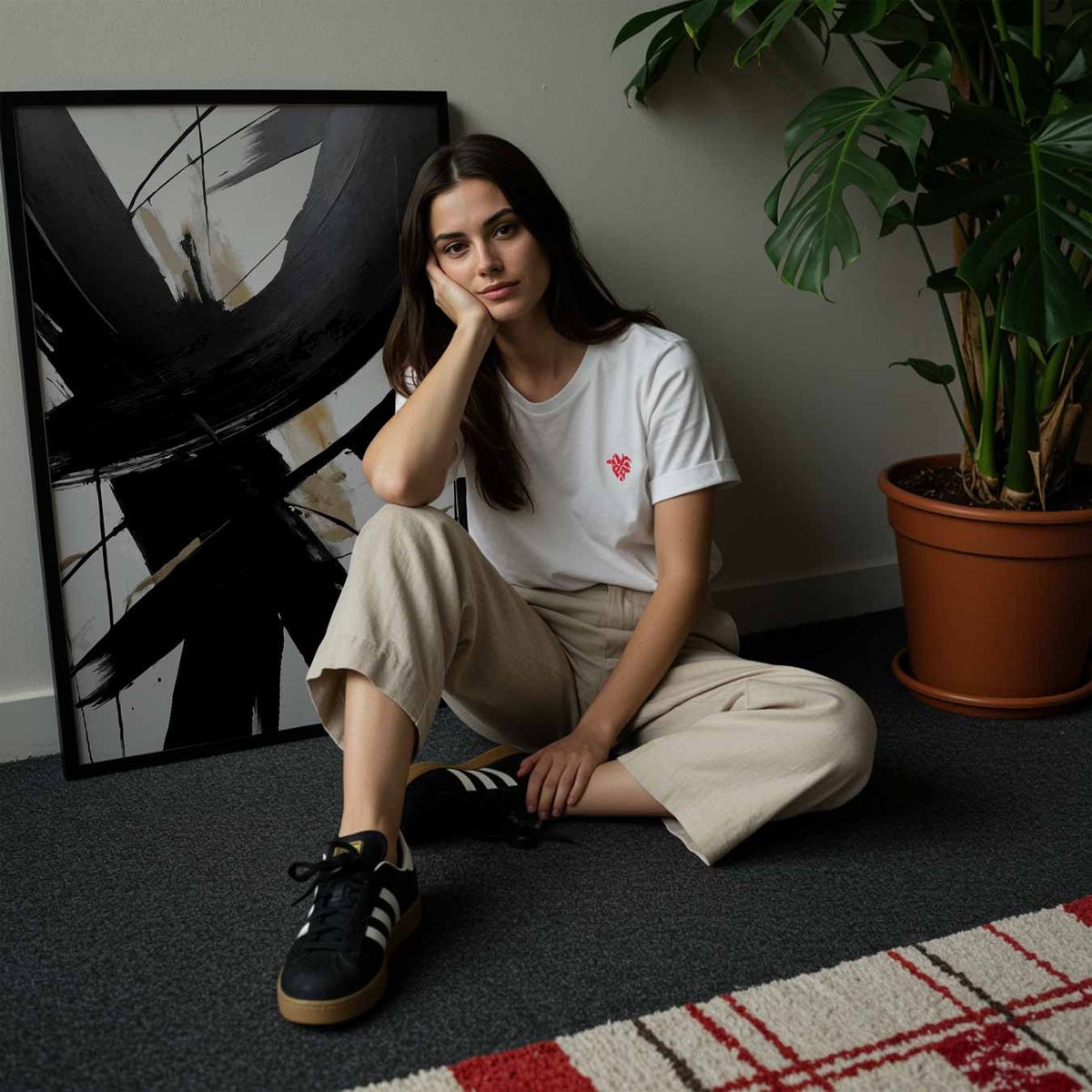 Moderne Abstracte Expressie – abstracte wandkunst als portret poster