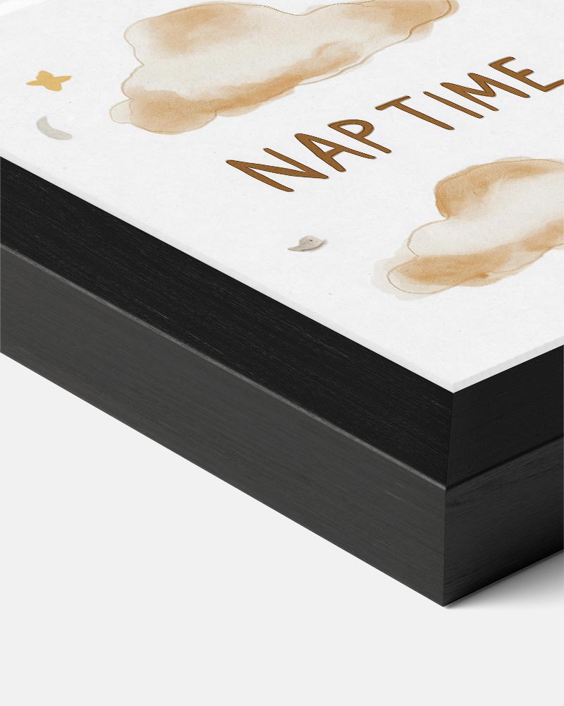 Dromerige Nap Time – kids poster als vrolijke staande wanddecoratie