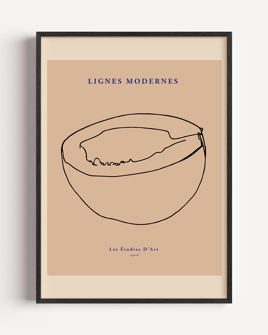 Moderne Lijnen Kunstposter – keuken portret poster als wanddecoratie