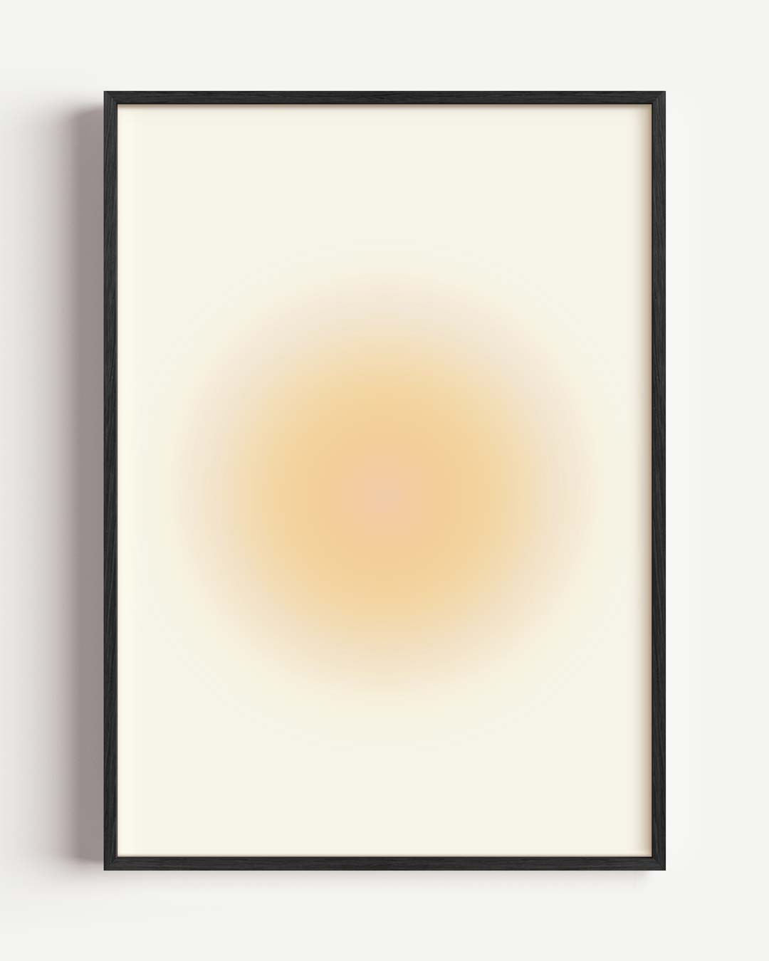 Zonnige Zonsondergang – mindful portret poster als wanddecoratie