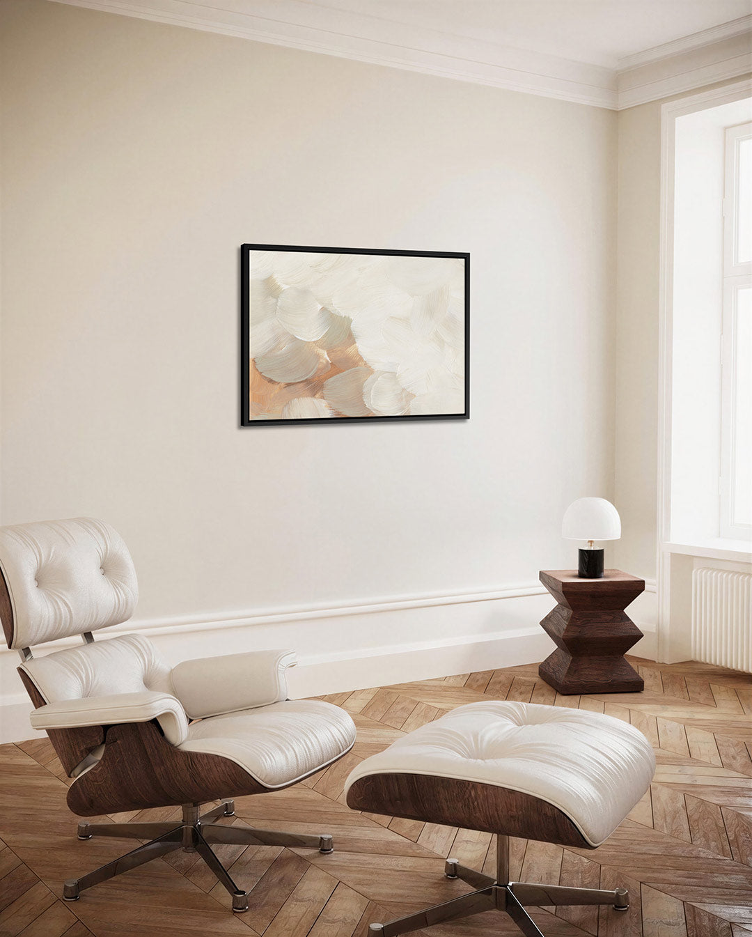 Zachte penseelstreken – Serene – alternatieve weergave van het kunstwerk