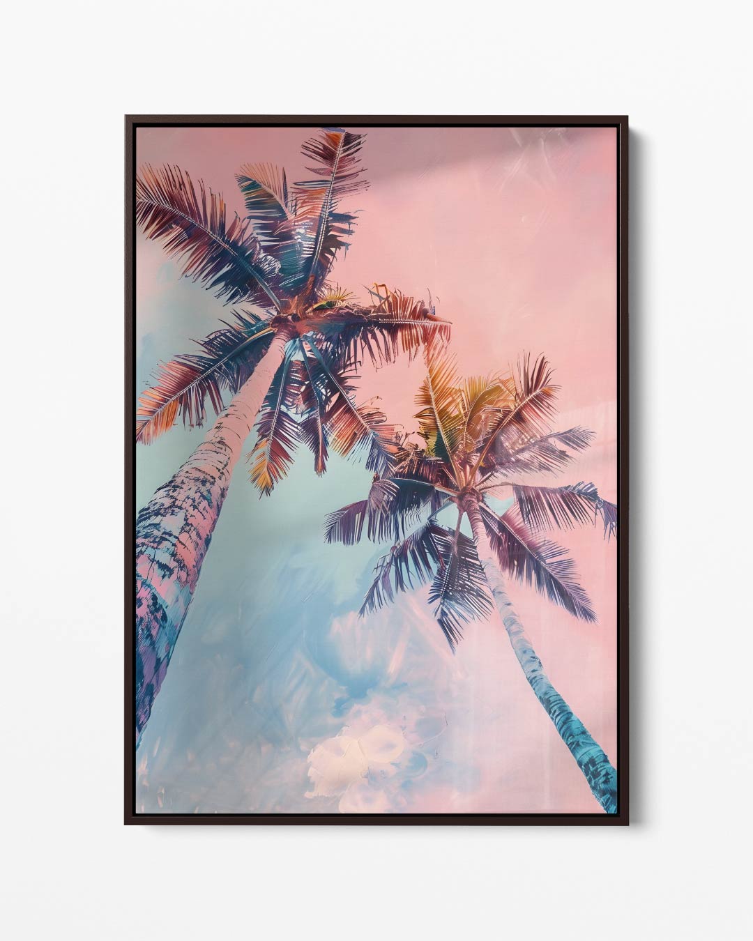 Tropische Zwoelheid Palmkunst – portret kunstwerk als wanddecoratie