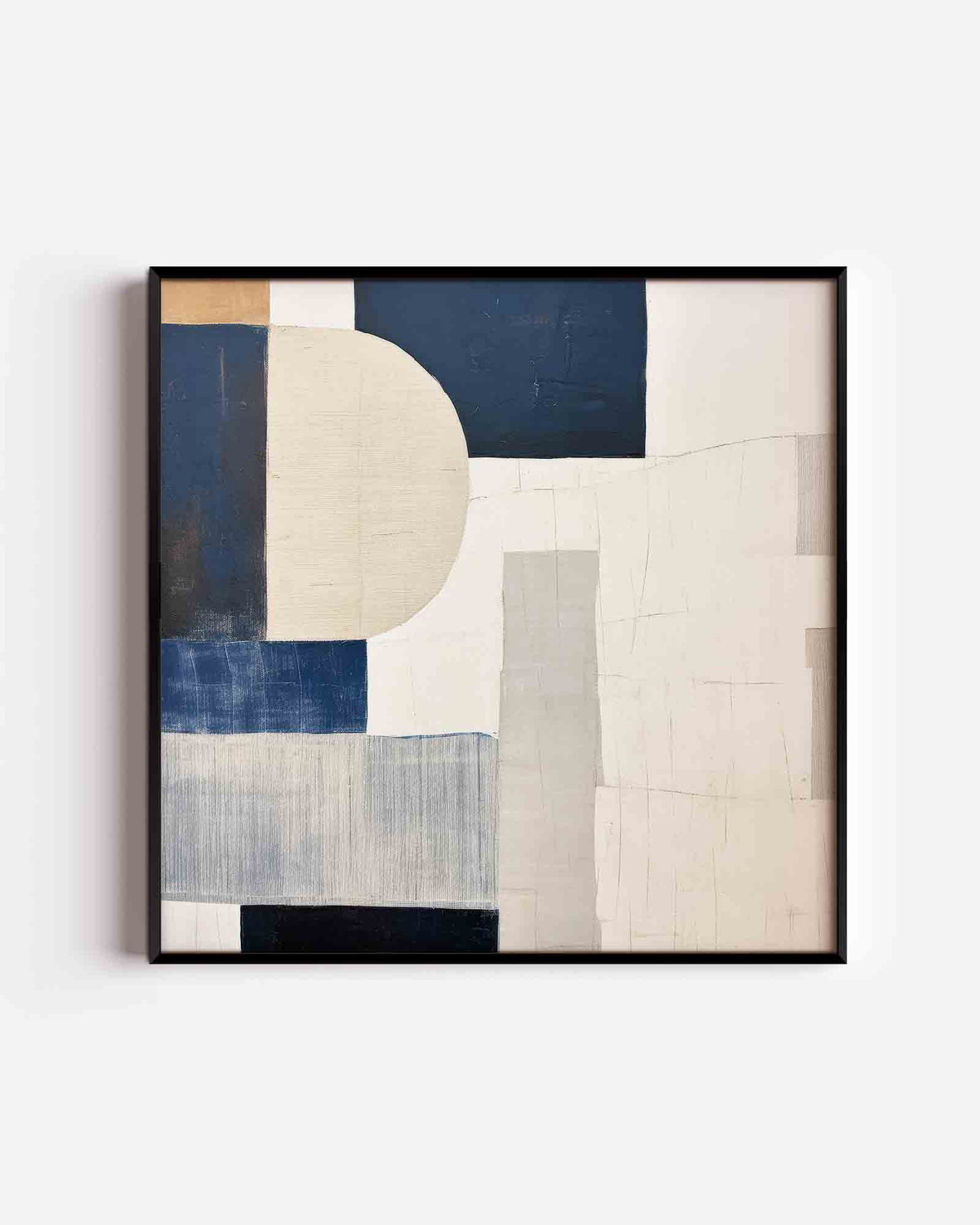 Abstracte vormen – kleurrijke illustratie poster als wanddecoratie