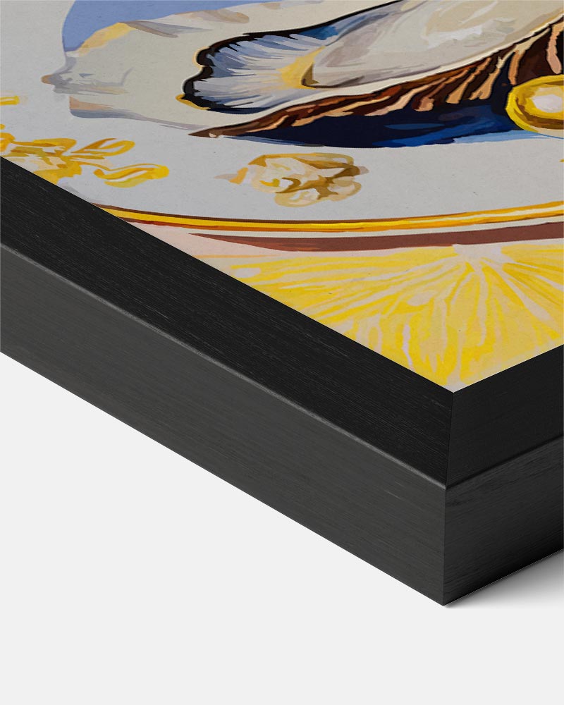 Elegant Oyster Diner – keuken portret poster, afbeelding 8